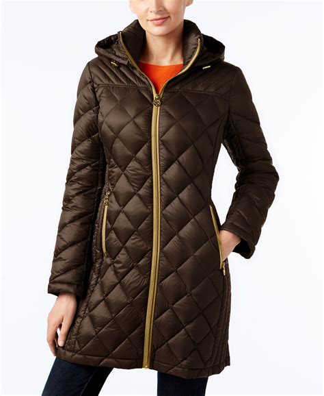 michael kors quilted coats|Quilted Puffer Coat.